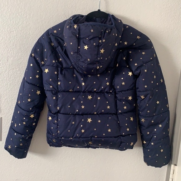 Old Navy Stars Puffer Hoodie Jacket - Picture 3 of 11